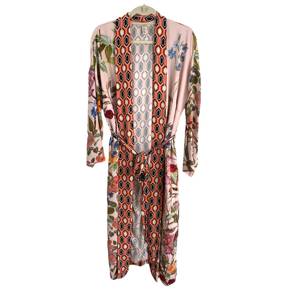 H&M Other - H&M Kimono Robe Kaftan All Over Floral Print XS Blogger Fave
